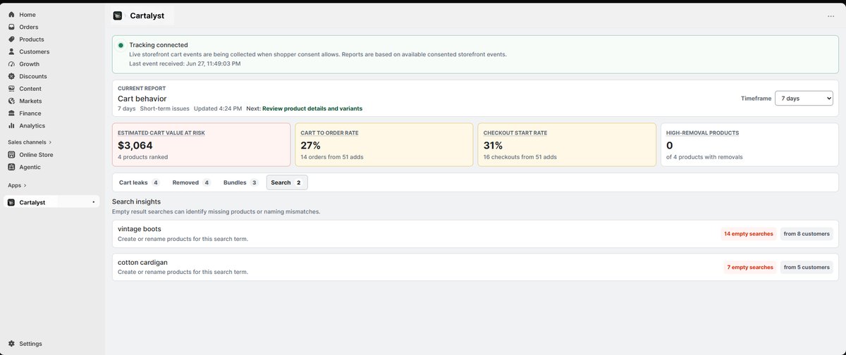 Search term analytics